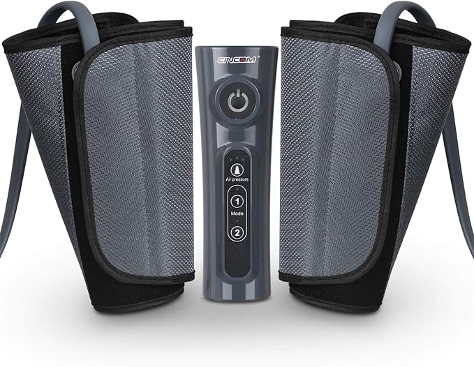CINCOM Leg Massager for Circulation and Pain Relief, Air Compression Calf by CINCOM
