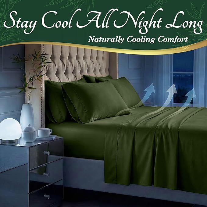 DECOLURE 100% Viscose Derived from Bamboo Sheets King Size - Image 3