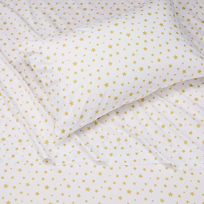 Amazon Basics Kid's Soft Easy-Wash Lightweight Microfiber 3-Piece Sheet Set - Image 3