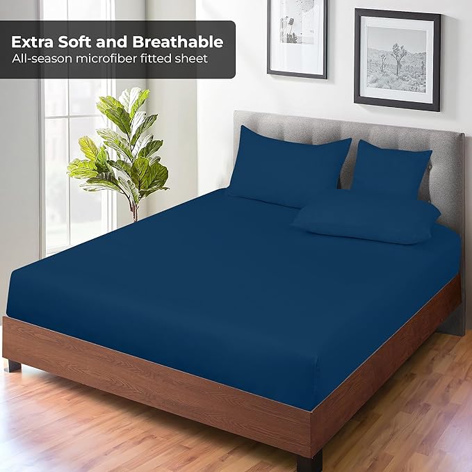 Royale Linens Fitted Sheet California King - Image 4