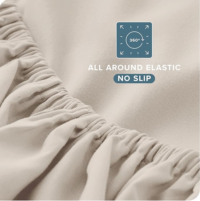 Bare Home Split California King Sheet Set - Image 7