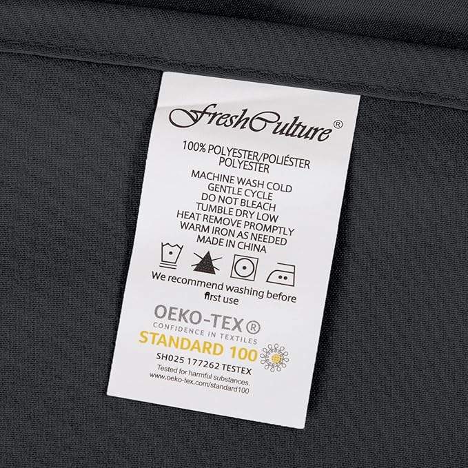 FreshCulture Queen Flat Sheets Only 2 Pack - Image 7