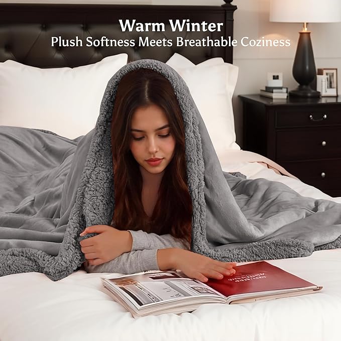 Electric Heated Blanket Full 72"x84"- 5 Heat & 10H Auto-Off, ETL Certified - Image 4