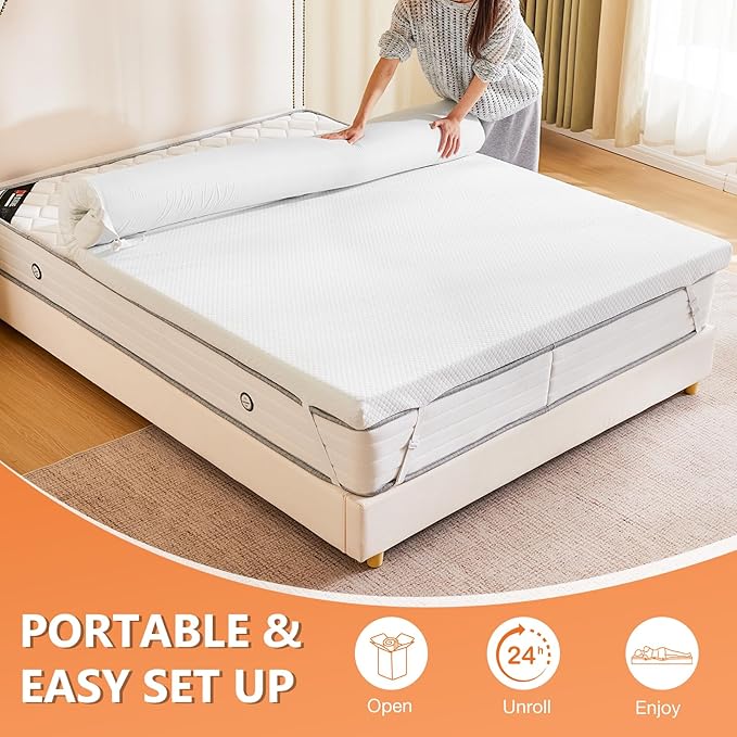 Sweetcrispy Mattress Topper Queen - Image 6