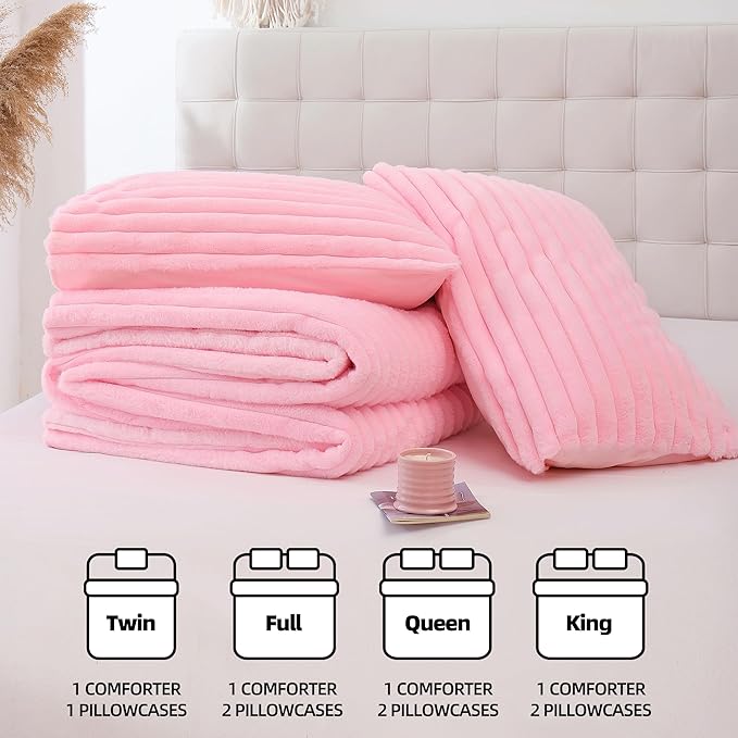 Smoofy Fluffy Twin Comforter Sets 2 Pieces - Image 7