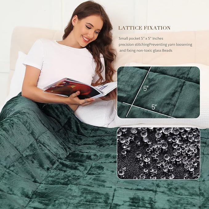 Alomidds Sherpa Fleece Weighted Blanket - Image 4