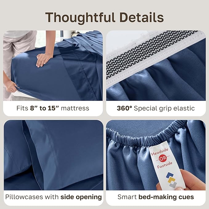 California Design Den Split King Sheets Sets - Image 5