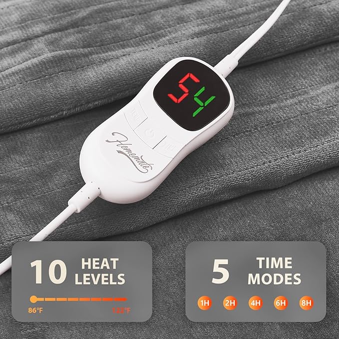 Homemate Electric Heated Blanket King Size - Image 5