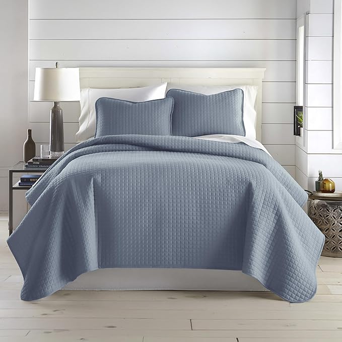 Southshore Fine Living, Inc. Oversized King Quilt Set, Microfiber Coverlet Set by SouthshoreFineLivingInc