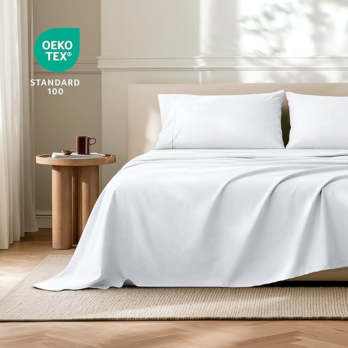Bare Home Extra Long Flat Sheet - Image 4