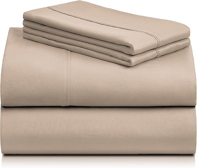 LuxClub 4 PC Full Sheet Set, Breathable Luxury Bed Sheets, Deep Pockets 18" - Image 9