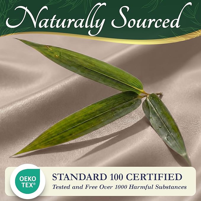 DECOLURE 100% Viscose Derived from Bamboo Sheets Twin Size - Image 7