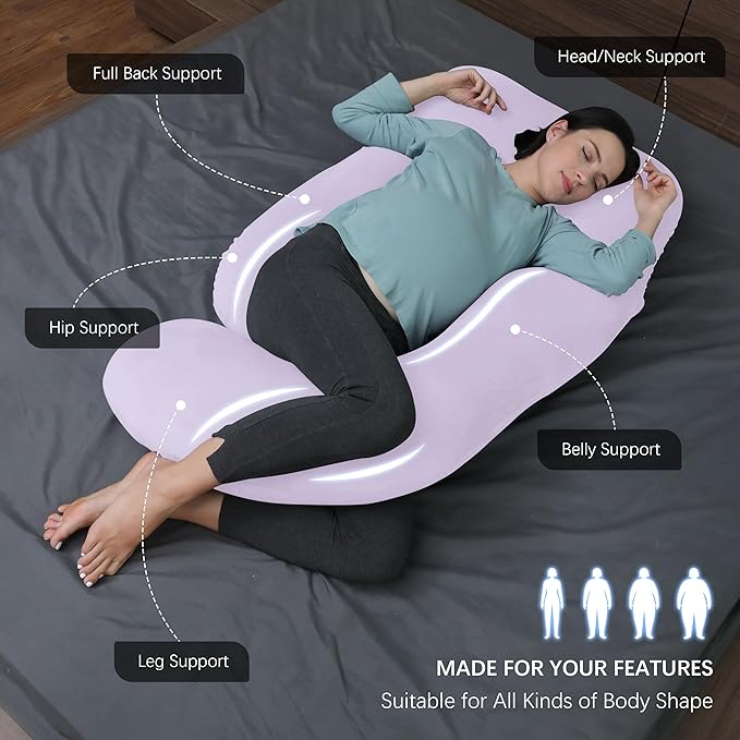 MOON PARK Pregnancy Pillows for Sleeping - Image 2
