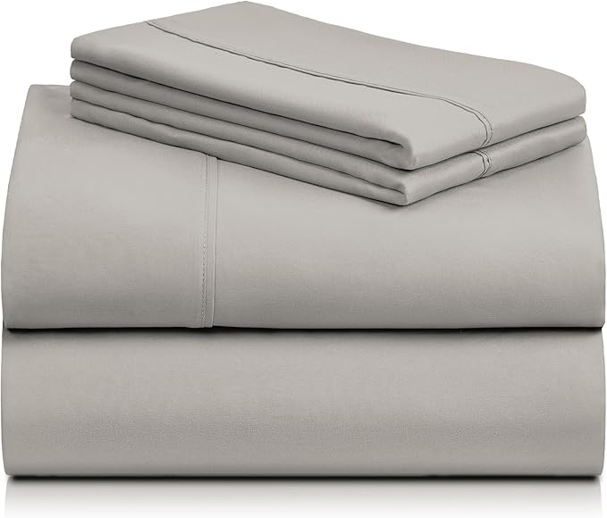LuxClub 4 PC King Sheet Set, Breathable Luxury Bed Sheets, Deep Pockets 18" - Image 9