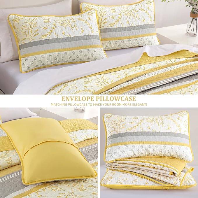 DJY Striped Quilt Set King Size - Image 6