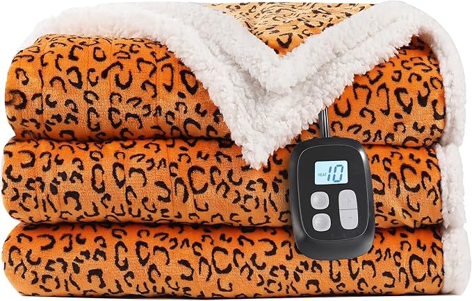 LaffyLo Electric Heated Blanket Full Size 72 x 84, Fast Heating Blanket - Image 8