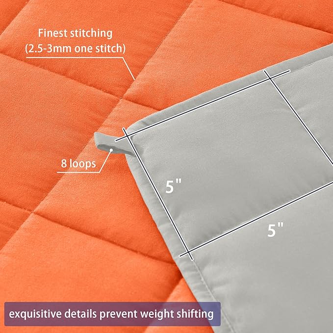 King Size Weighted Blanket for Adults Cooling Heavy Blanket for Sleeping - Image 6