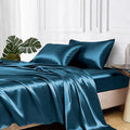 MR&HM Satin Bed Sheets, Full Size Sheets Set by MRHM