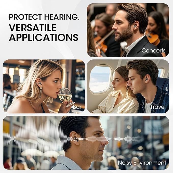 Ear Plugs for Sleeping, 50dB Noise Cancelling Ear Plugs, Reusable Silicone - Image 8