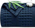 PHF Cooling Waffle Blanket Queen Size, Lightweight 60% Rayon from Bamboo & 40% by PHF