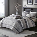Madison Park Queen Quilt Set Lustrous Jacquard & Glitter Accent Coverlet Set by MADISONPARK