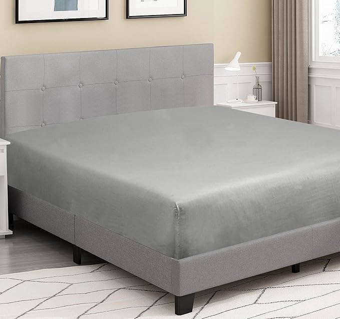 ROYALE LINENS 300 Thread Count 100% Long Staple Combed Cotton Fitted Sheet - Image 3