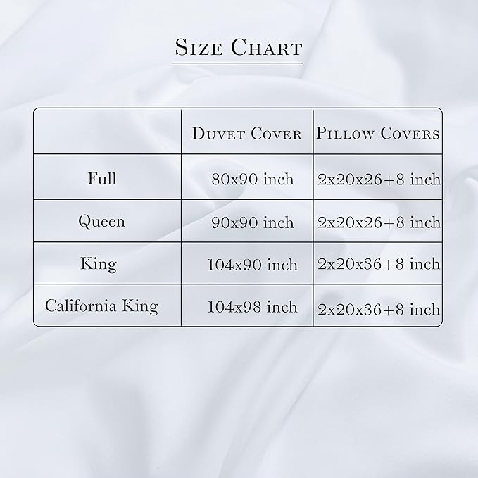 Dreamology White Duvet Cover Luxury Hotel Quality Bedding Set 100% Cotton - Image 6