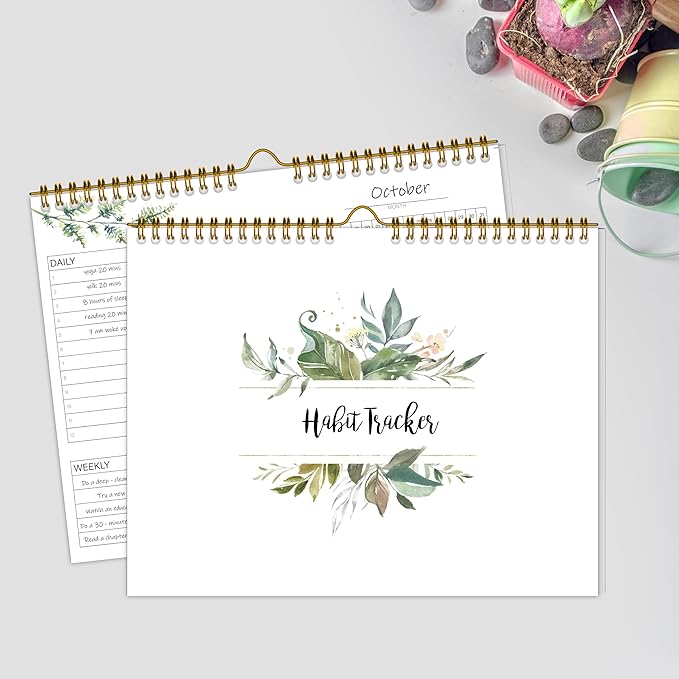 Habit Tracker Calendar，12 Monthly Habit Tracker Journal - Image 5