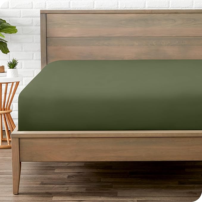 Fitted Bottom Sheet Twin Size by BareHome