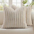 decorUhome Summer Cozy Faux Fur Throw Pillow Covers 26x26 Set of 2 Decorative by decorUhome