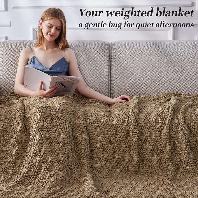 Anysay Knitted Weighted Blanket - Image 5