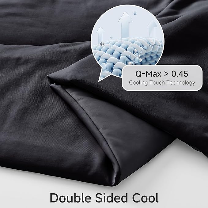 HOMFINE Cooling Comforter Queen Size, Japanese Double-Sided Cold Tech Fabric - Image 3