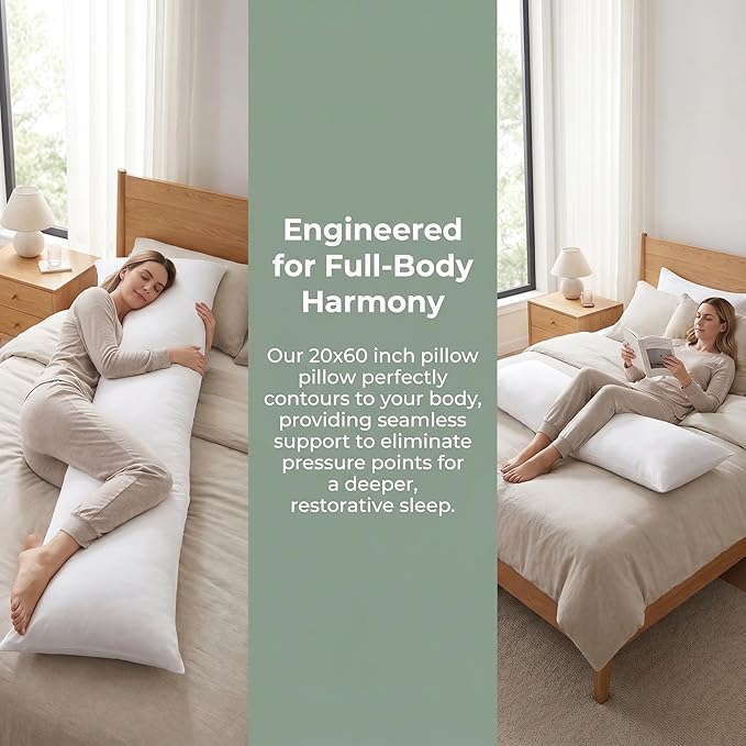 Zituop Anime Body Pillow Insert 150x50cm 20x60 Inch Dakimakura Pillow Inner Core - Image 6