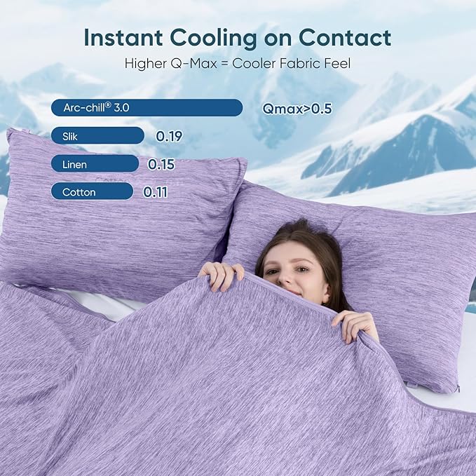 Elegear Revolutionary Cooling Blanket Queen Absorbs Heat to Keep Body Cool - Image 3