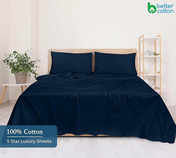 400 Thread Count 100% American Grown Cotton Flat Sheet - Image 6