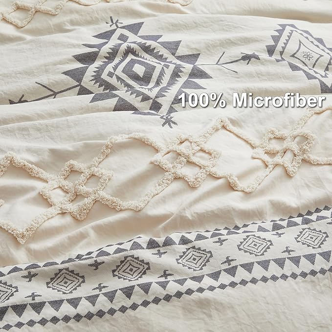 Oli Anderson Boho Duvet Cover Set Twin Size, Durable and Super Soft Duvet Covers - Image 3