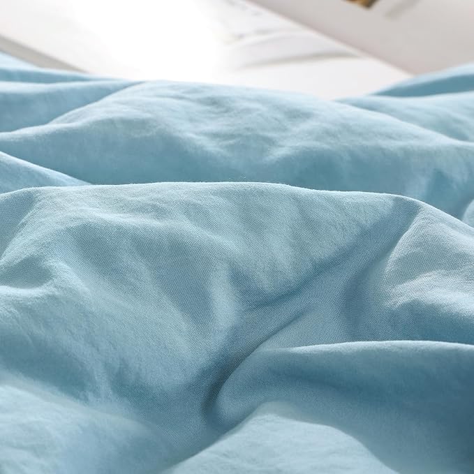 WRENSONGE King Size Comforter Set- 7 Pieces Soft Blue Bed in a Bag - Image 4