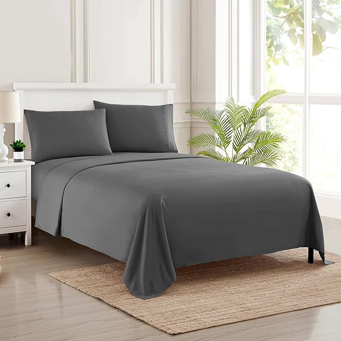 Twin Sheets - Breathable Luxury Sheets - 1800 Supreme Collection Extra Soft by SweetHomeCollection