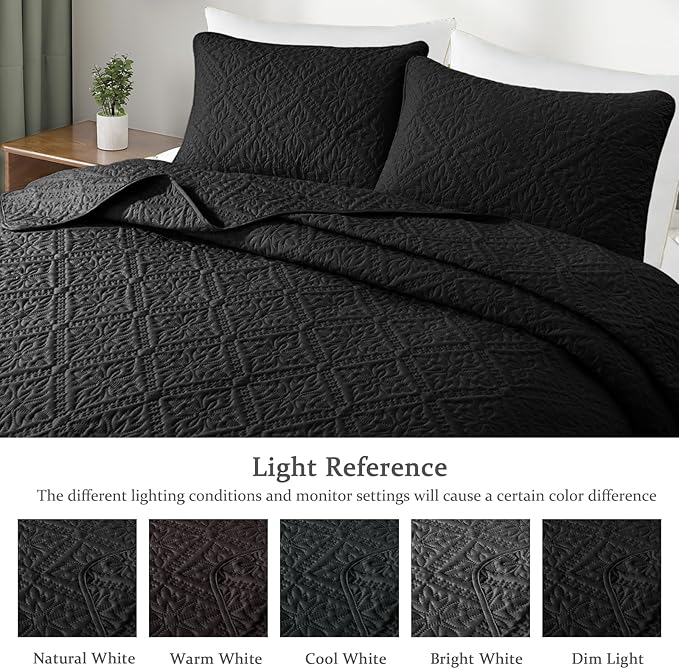 Exclusivo Mezcla Queen Quilt Bedding Set, Lightweight Soft Bedspreads Coverlets - Image 3