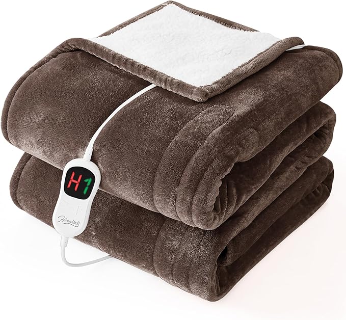 Homemate Electric Heated Blanket Full by Homemate