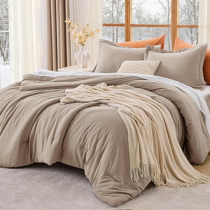 MUXHOMO Full Comforter Sets, All Season Ultra Soft Down Alternative Bedding by MUXHOMO