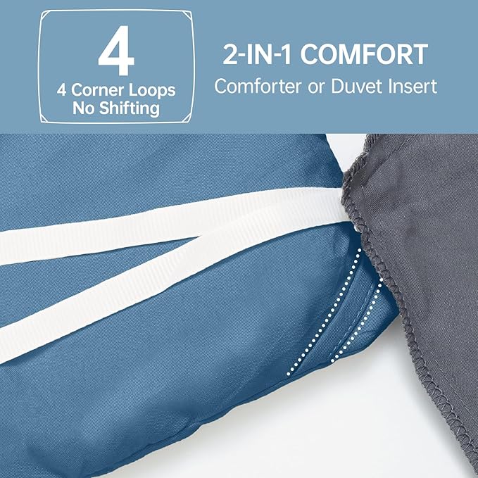 MUXHOMO Full Comforter Sets, All Season Ultra Soft Down Alternative Bedding - Image 6