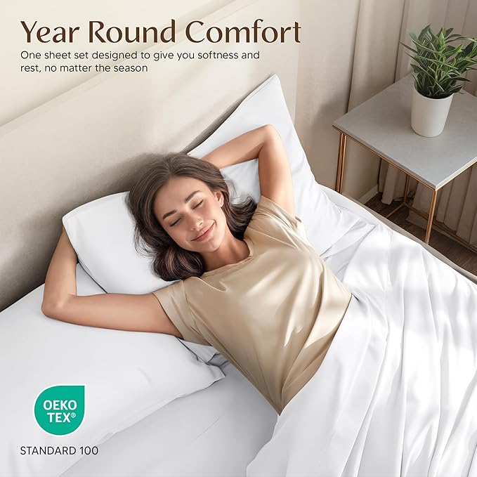 Utopia Bedding Full Size Sheet Set – 4 Piece Bed Sheets, Soft and Breathable - Image 5