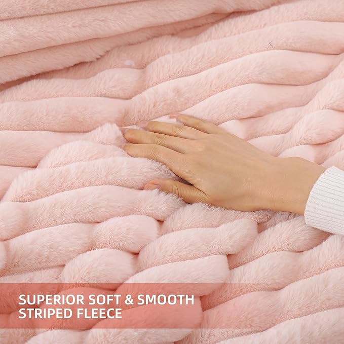 Smoofy Fluffy Full Size Comforter Sets 3 Pieces - Image 5