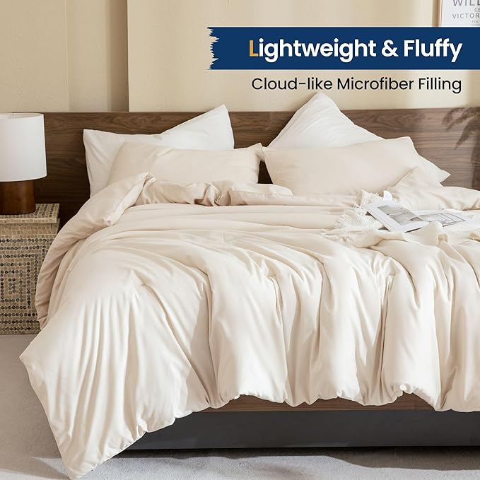 Paxrac Beige Comforter and Pillowcase - Image 3