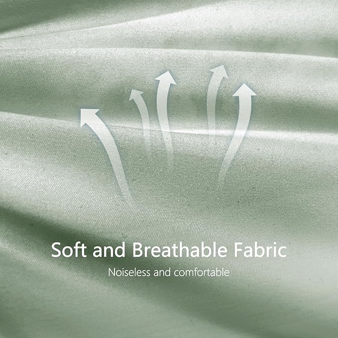 TEXARTIST Premium 2100 Series Queen Comforter All Season Breathable Sage Green - Image 3