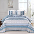 WONGS BEDDING Boho Quilt Set Twin Size, Lightweight Bedspread Coverlet Bedding by WONGSBEDDING