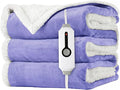 LaffyLo Heated Throw Blanket 50 x 60, Fast Heating Electric Blanket, Dual-Sided by LAFFYLO