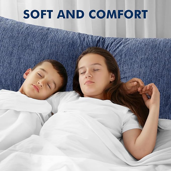 MIULEE Body Pillow for Adults Long Body Pillow for Side Sleeper Memory Foam - Image 7