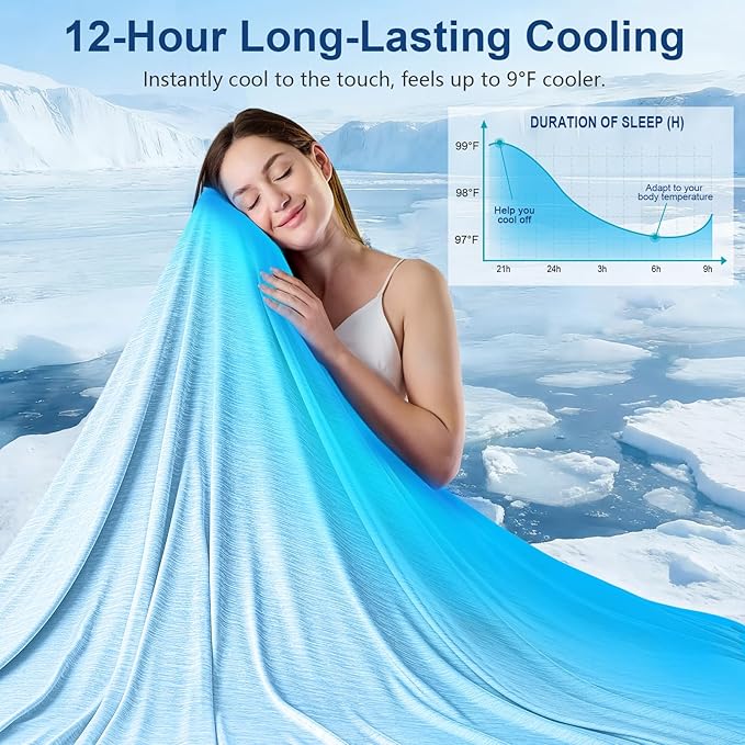 KMUSET Cooling Blanket Twin XL, Double Sided Summer Cooling Blankets - Image 2